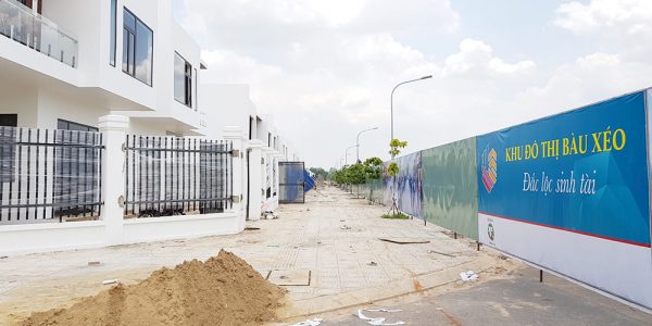 Hình ảnh thực tế tại dự án Khu đô thị Bàu Xéo