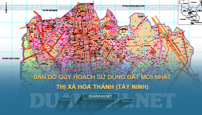 Tải về quy hoạch sử dụng đất thị xã Hòa Thành (Tây Ninh)