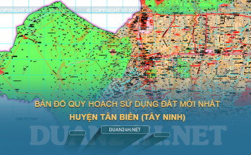 Tải về bản đồ quy hoạch sử dụng đất huyện Tân Biên (Tây Ninh)