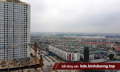 Một dự án khu đô thị tại Hà Đông, Hà Nội. Ảnh: Nguyễn Hà