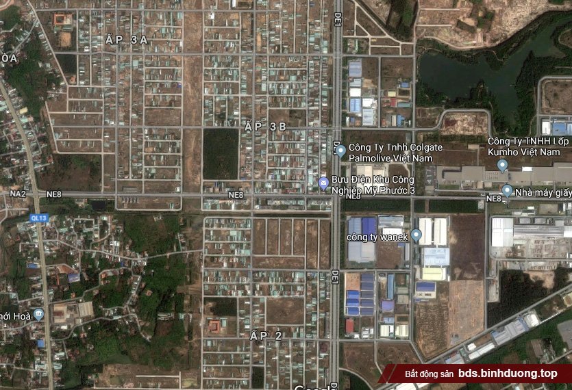 Khu dân cư Mỹ Phước 3, hình chụp qua google map