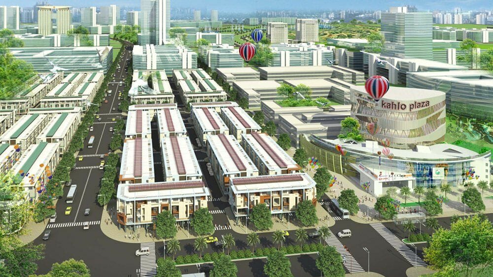 Phối cảnh dự án Sunview City Bàu Bàng