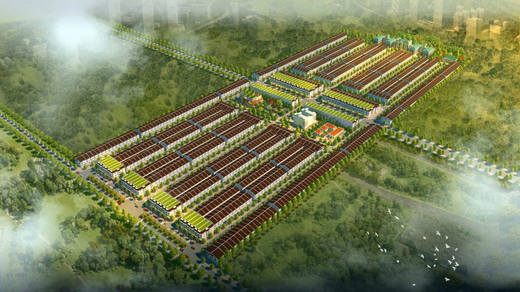 Phối cảnh tổng thể dự án Nam An New City Bàu Bàng