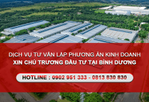 Dịch vụ tư vấn xin chủ trương đầu tư tại Bình Dương