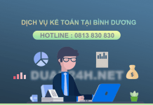 Dịch vụ kế toán, khai báo thuế tại Bình Dương chuyên nghiệp giá rẻ