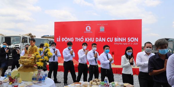 Một số hình ảnh tại lễ động thổ dự án Khu dân cư Bình sơn