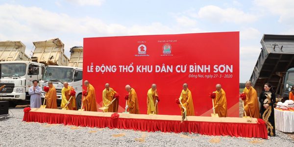 Một số hình ảnh tại lễ động thổ dự án Khu dân cư Bình sơn