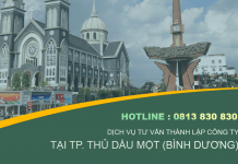 Dịch vụ tư vấn thành lập công ty tại Thành phố Thủ Dầu Một (Bình Dương)