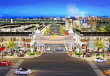 Phối cảnh cổng dự án Avenue City