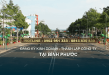 Xin giấy phép kinh doanh tại Bình Phước