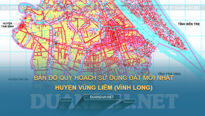 Tải về bản đồ quy hoạch sử dụng đất huyện Vũng Liêm (Vĩnh Long)