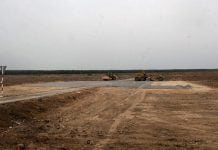 Khu tái định cư Lộc An - Bình Sơn đang được san lấp để xây dựng đường giao thông - Ảnh: Lê Vinh