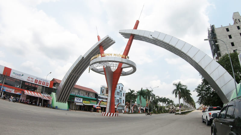 Cổng khu công nghiệp Minh Hưng III (Chơn Thành, Bình Phước)