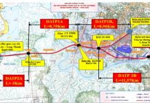 Bản đồ Dự án thành phần 2 (đoạn 2A, 2B) thuộc Dự án đầu tư xây dựng đoạn Tân Vạn – Nhơn Trạch