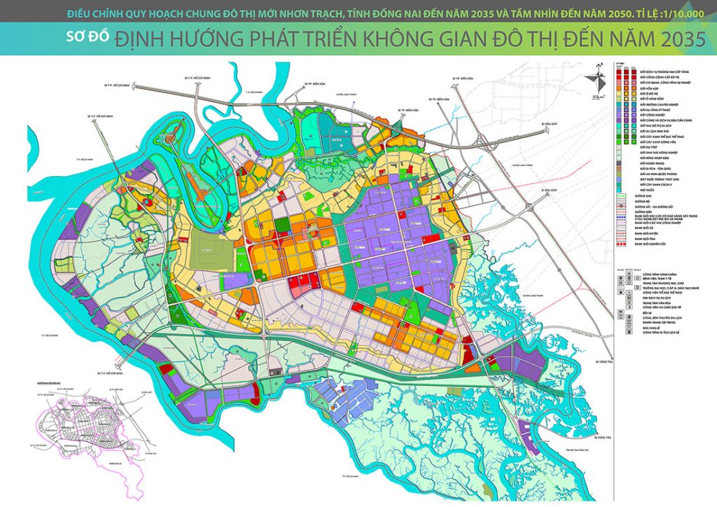 Quy hoạch định hướng đô thị Nhơn Trạch đến năm 2035