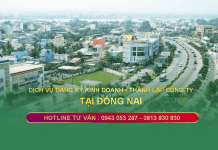 Dịch vụ thành lập công ty, đăng ký kinh doanh tại Đồng Nai