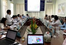Ảnh: Toàn cảnh buổi làm giữa Huyện Phú Giáo và Becamex IDC việc