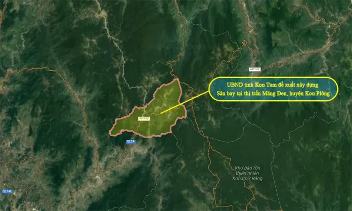 Kon Tum đề xuất dự án Sân bay tại thị trấn Măng Đen, huyện Kon Plông