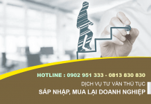 Tư vấn thủ tục sáp nhập, mua lại doanh nghiệp (hoạt động M&A)