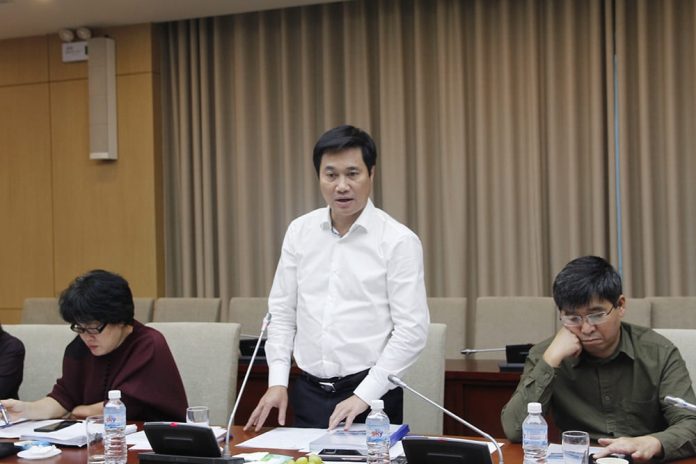 Thứ trưởng Nguyễn Tường Văn tổng kết ý kiến đóng góp của Hội đồng thẩm định.