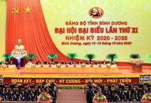 Đại Biểu Đại Hội lần thứ XI nhiệm kỳ 2020 - 2025 tỉnh Bình Dương