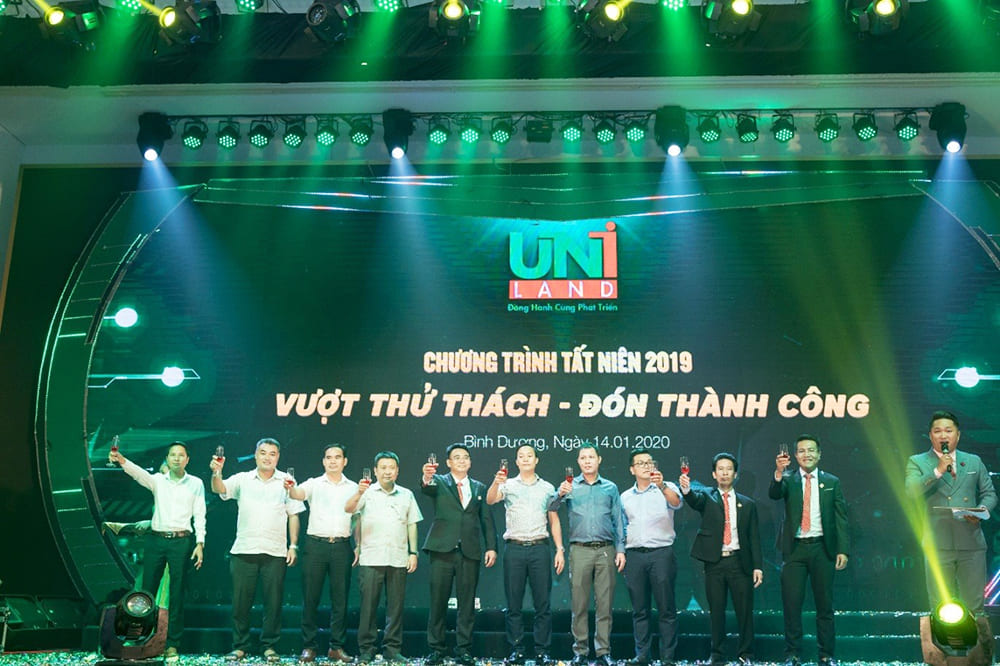 HÌnh ảnh tất niên năm 2019 đón năm mới 2020 của Công ty Uni Land