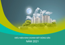 Những thay đổi trong điều kiện kinh doanh bất động sản từ năm 2021