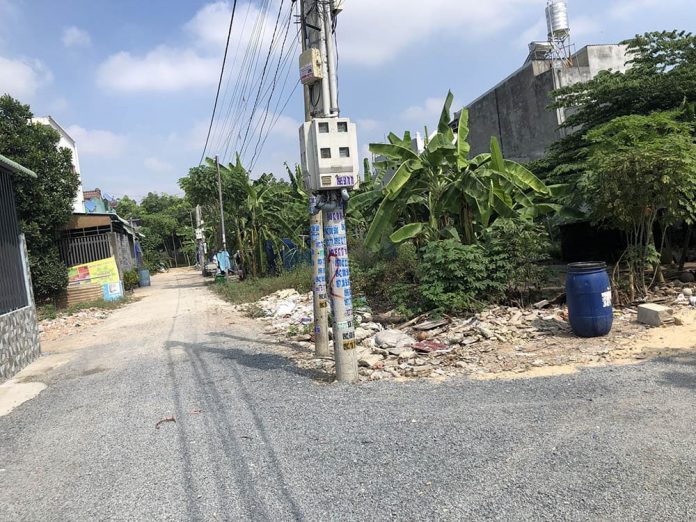 Hình thực tế lô đất 180m2 tại phường Phú Mỹ (Thủ Dầu Một)