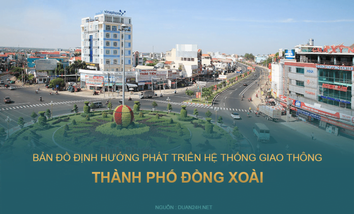 Tải về bản đồ định hướng phát triển hệ thống giao thông Thành phố Đồng Xoài đến năm 2040