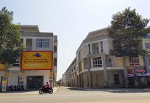 Hình ảnh thực tế nhà phố thương mại Rich Town - Thành phố mới Bình Dương