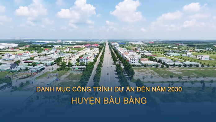 Danh sách công trình dự án trong quy hoạch sử dụng đất huyện Bàu Bàng đến năm 2030