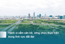 25 hành vi cấm cán bộ, công chức thực hiện trong lĩnh vực đất đai