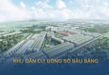 Khu dân cư Đồng Sổ (Bàu Bàng) có quy mô 57ha