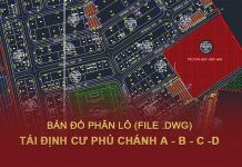 Tải về bản đồ phân lô Tái định cư Phú Chánh (A-B-C-D)