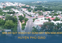 Tải về bản đồ quy hoạch sử dụng đất huyện Phú Giáo (Bình Dương) đến năm 2030