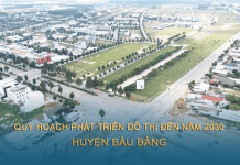 Quy hoạch phát triển 6 khu vực đô thị tại Bàu Bàng đến năm 2030