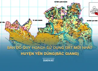 Tải về bản đồ quy hoạch sử dụng đất huyện Yên Dũng (Bắc Giang)