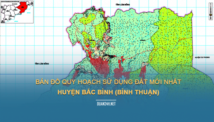 Tải về bản đồ quy hoạch sử dụng đất huyện Bắc Bình (Bình Thuận)