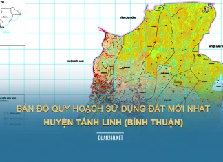 Tải về bản đồ quy hoạch sử dụng đất huyện Tánh Linh (Bình Thuận)