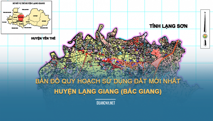 Tải về bản đồ quy hoạch sử dụng đất huyện Lạng Giang (Bắc Giang)