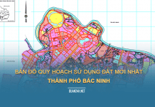 Tải về bản đồ quy hoạch sử dụng đất Thành phố Bắc Ninh