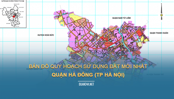 Tải về bàn đồ quy hoạch sử dụng đất quận Hà Đông (TP Hà Nội)