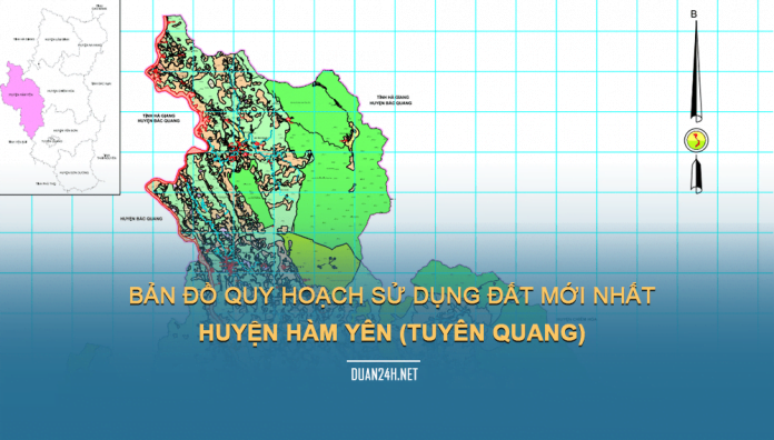 Tải về bản đồ quy hoạch sử dụng đất huyện Hàm Yên (Tuyên Quang)