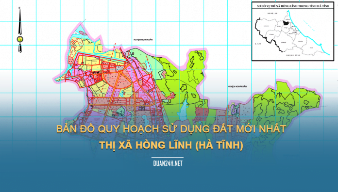 Tải về bản đồ quy hoạch Thị xã Hồng Lĩnh (Hà Tĩnh)