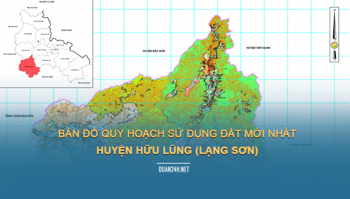 Tải về bản đồ quy hoạch sử dụng đất huyện Hữu Lũng (Lạng Sơn)