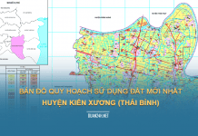 Tải về bản đồ quy hoạch sử dụng đất huyện Kiến Xương (Thái Bình)