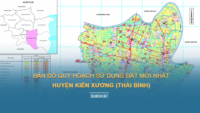 Tải về bản đồ quy hoạch sử dụng đất huyện Kiến Xương (Thái Bình)