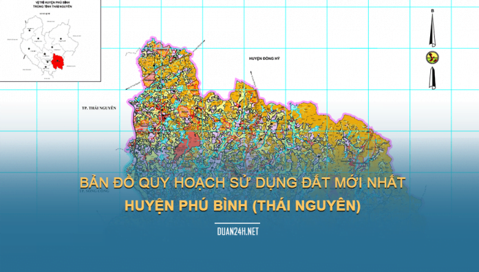 Tải về bản đồ quy hoạch sử dụng đất huyện Phú Bình (Thái Nguyên)