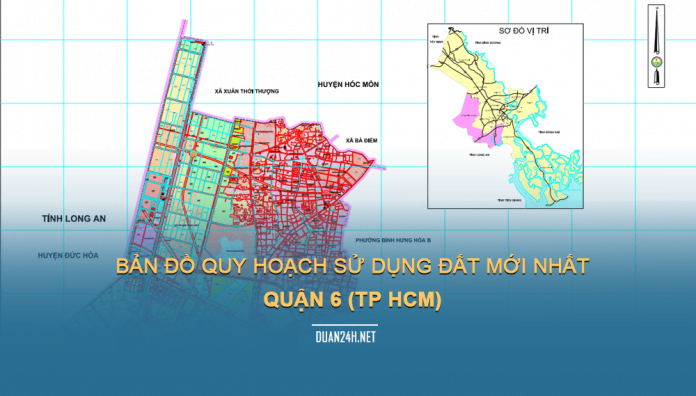 Tải về bản đồ quy hoạch sử dụng đất Quận 6 (TP HCM)