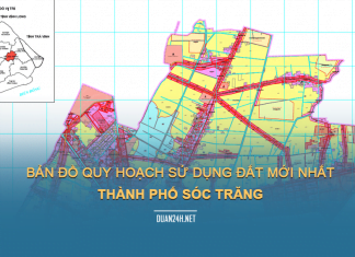 Tải về bản đồ quy hoạch sử dụng đất Thành phố Sóc Trăng